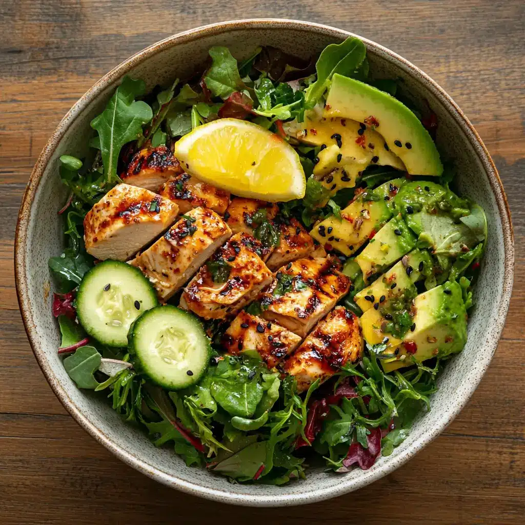 Easy Mounjaro Salad That Tastes Amazing and Keeps You Full 6 Served Mounjaro salad ready to eat