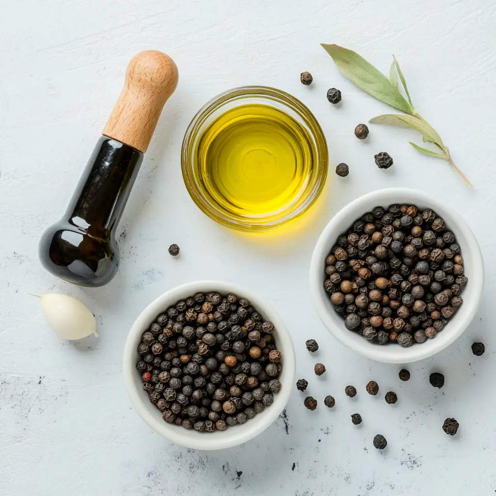 Black Pepper Oil Recipe That’s Surprisingly Simple & Powerful 6 ingredients for black pepper oil recipe