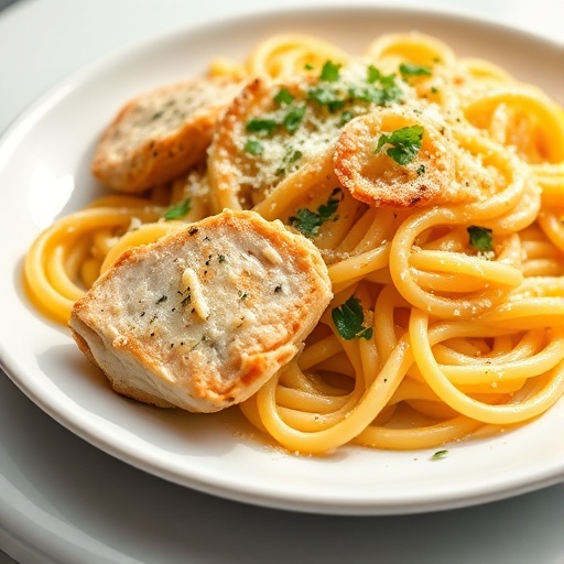 Golden Parmesan Chicken Pasta in Minutes