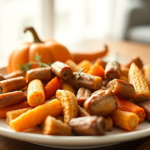 A beautifully decorated Thanksgiving table with rustic elements, candles, and seasonal produce, embodying a simple Thanksgiving aesthetic.