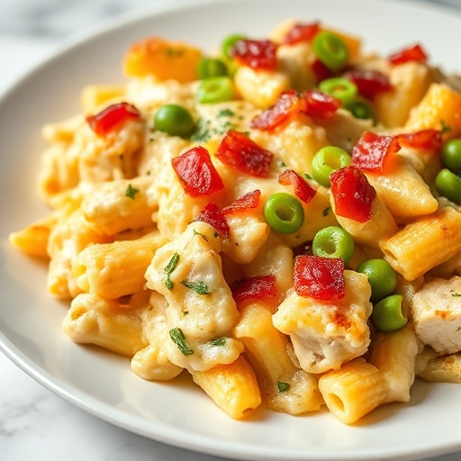 Wholesome Chicken Bacon Ranch Pasta Bake