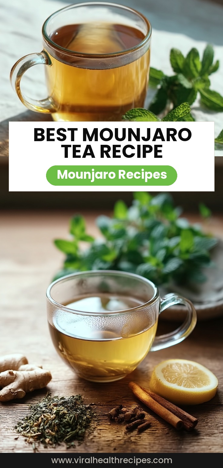 Best Natural Recipe for Mounjaro Tea with Proven Ingredients